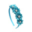 Children's Handmade Diamond-Studded Polygonal Flower Headband Set of 4