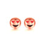 Alloy Oil Dripping Fashion Smile Emoji Dogs Ladybugs Earrings