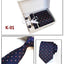 Men's 6-Piece Tie Set with Pocket Square and Clip Gift Box