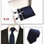 Men's 6-Piece Tie Set with Pocket Square and Clip Gift Box