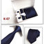 Men's 6-Piece Tie Set with Pocket Square and Clip Gift Box