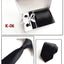 Men's 6-Piece Tie Set with Pocket Square and Clip Gift Box