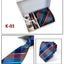 Men's 6-Piece Tie Set with Pocket Square and Clip Gift Box