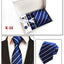 Men's 6-Piece Tie Set with Pocket Square and Clip Gift Box