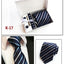 Men's 6-Piece Tie Set with Pocket Square and Clip Gift Box