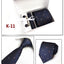 Men's 6-Piece Tie Set with Pocket Square and Clip Gift Box