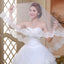 Bridal Lace Flower Edge Long Wedding Veil with Birdcage Design