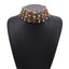 Luxurious Geometric Crystal Rhinestone Statement Necklace for Women