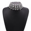 Luxurious Geometric Crystal Rhinestone Statement Necklace for Women