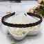 Women's Fashion Beaded Twist Braided Pearl Headband Hair Accessories