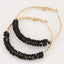 Fashion Jewelry Metal Bead Hoop Earrings