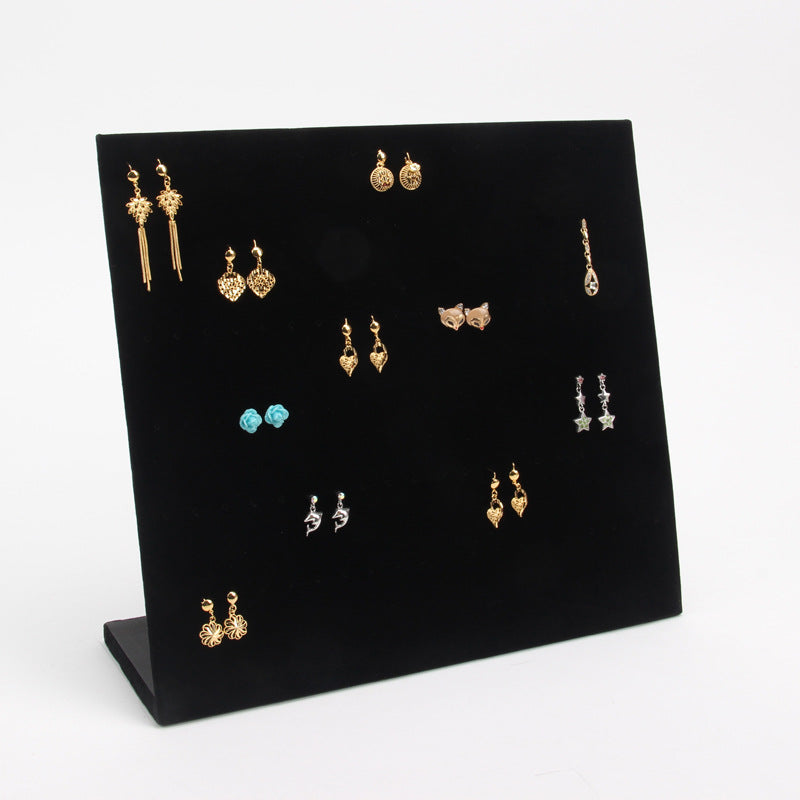 Simple Solid Color Jewelry Display Rack and Earring Organizer