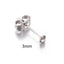 50 PCS Stainless Steel Ear Nuts for DIY Jewelry Making