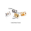 500 Pieces Stainless Steel Earplug Backs and Earring Safety Clutches