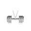 Hot Sale Fitness Master Necklace Men And Women Fun Fitness Sports Barbell Pendant Necklace Clavicle Chain Accessories