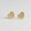 Simple Heart-shaped Stainless Steel Earrings Wholesale