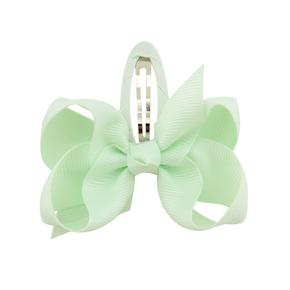 Fashion Hair Bows Cute Princess Fabric BB Hair Clips for Children