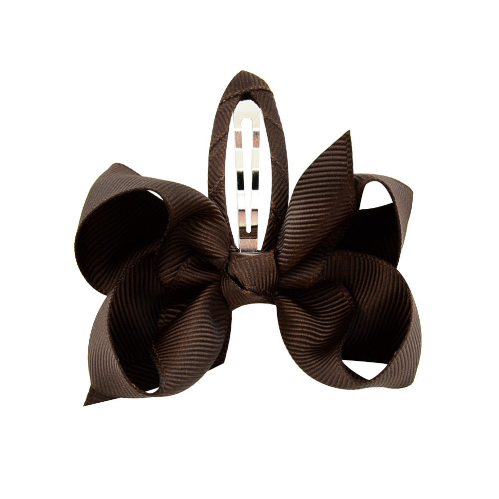 Fashion Hair Bows Cute Princess Fabric BB Hair Clips for Children