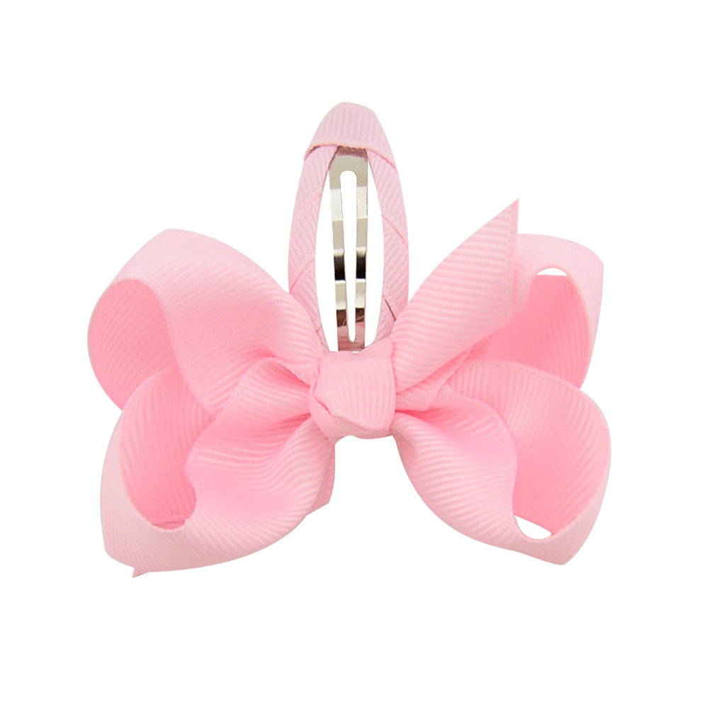 Fashion Hair Bows Cute Princess Fabric BB Hair Clips for Children