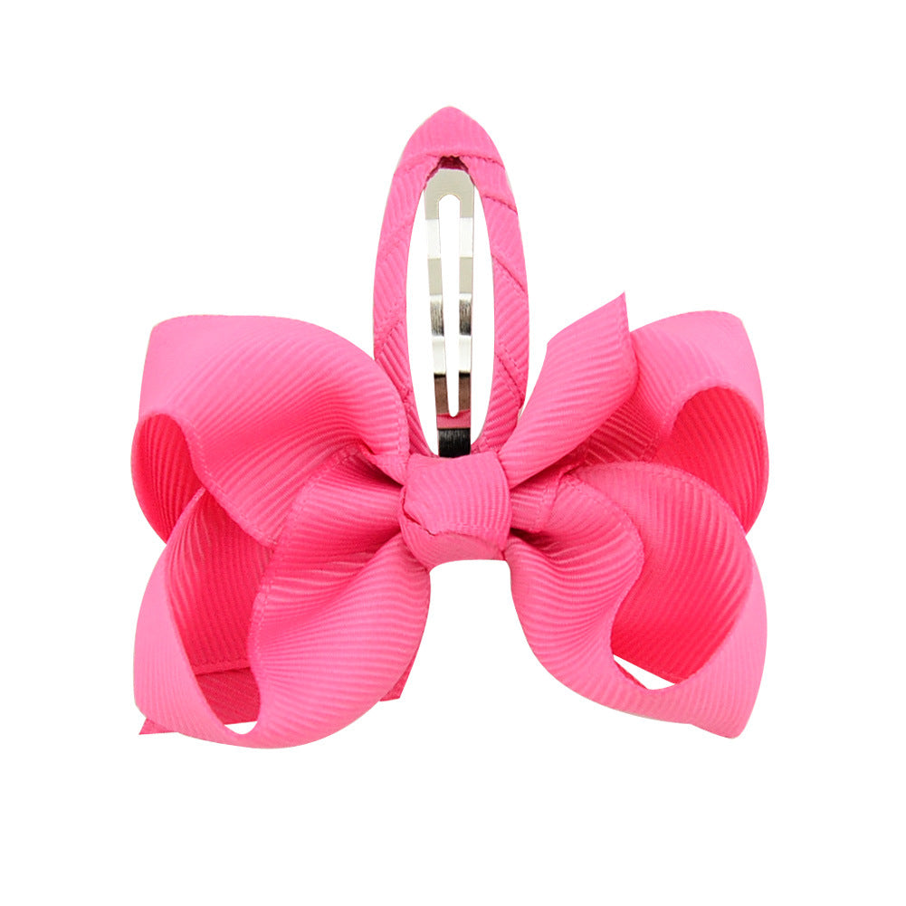 Fashion Hair Bows Cute Princess Fabric BB Hair Clips for Children