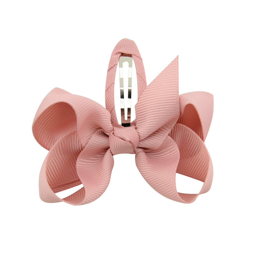 Fashion Hair Bows Cute Princess Fabric BB Hair Clips for Children