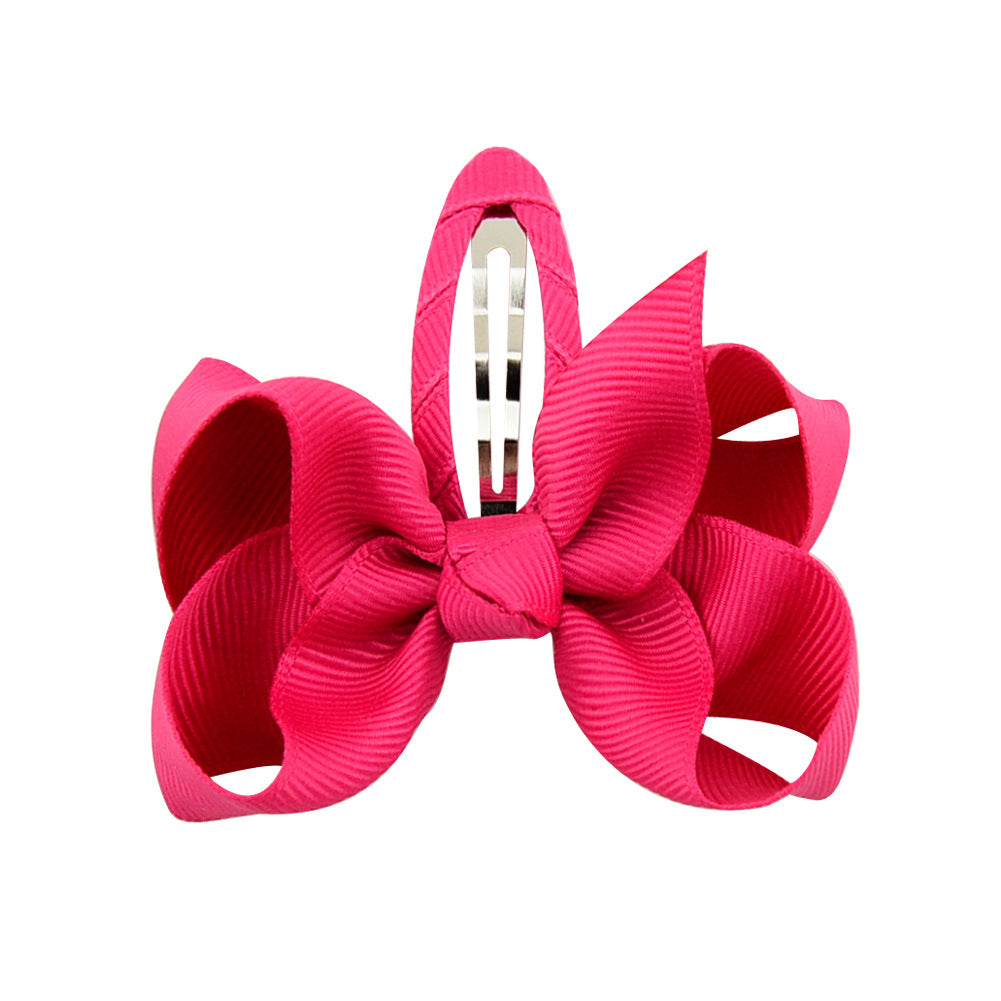 Fashion Hair Bows Cute Princess Fabric BB Hair Clips for Children