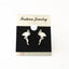 Hand-drawing Red-crowned Crane Alloy Plating Stud Earrings Gold And Silver Rose Golden NHCU149815