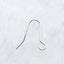 1 Piece Copper Irregular Geometric Hook Earring Findings in Gold/Silver