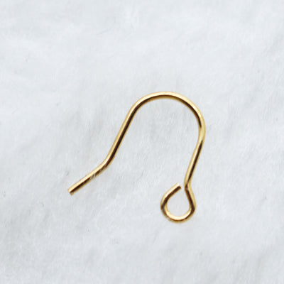 1 Piece Copper Irregular Geometric Hook Earring Findings in Gold/Silver