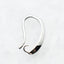 1 Piece Copper Swing Hook Earring Findings in Gold/White K 18*9mm