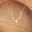Simple Antler Necklace Christmas Elk Reindeer Pendant Necklace Female Clavicle Chain Fawn Antler Necklace Wholesale
