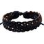 Vintage Style Men's Multi-Layer Woven Faux Leather Bracelet