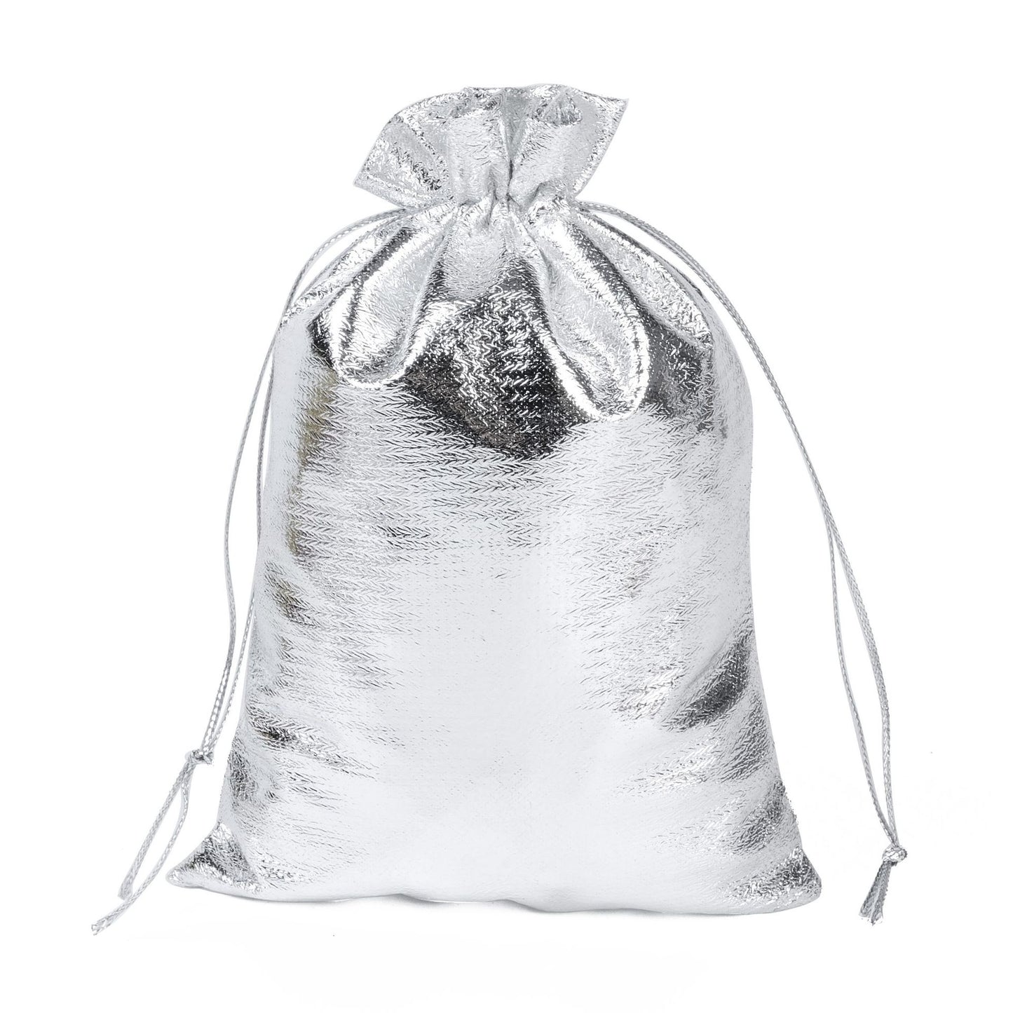 Gold Silver Drawstring Jewelry Gift Pouch