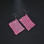 Fashion New Sequin Multicolor Large Area Sequin Metal Earrings