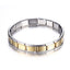 Retro Classic Unisex Stainless Steel Elastic Bangle Bracelet in Gold