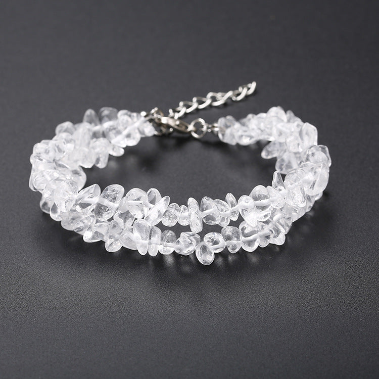 Fashion Crystal Beaded Double Layer Women's Bracelet