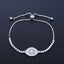 Alloy Bohemia Geometric Evil Eye Crystal Bracelet Fashion Jewelry