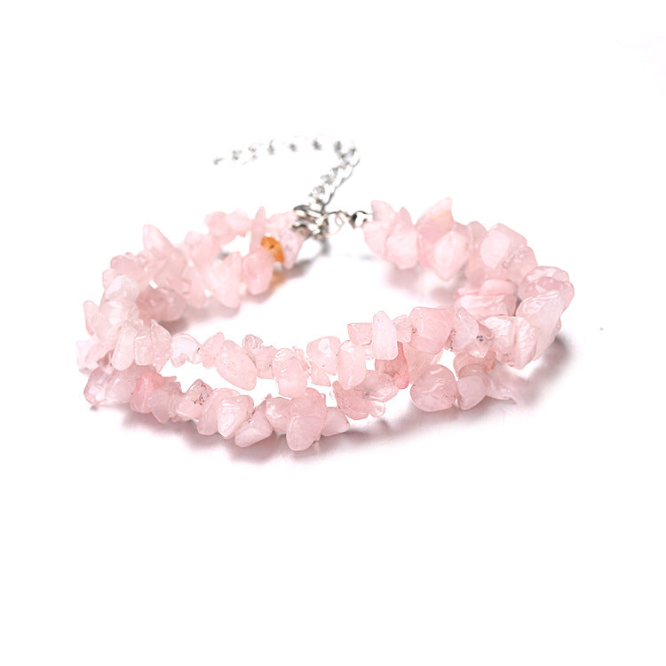 Fashion Crystal Beaded Double Layer Women's Bracelet