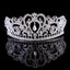 Baroque Crystal Pearl Flower Tiara Headband for Brides and Princesses