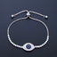 Alloy Bohemia Geometric Evil Eye Crystal Bracelet Fashion Jewelry