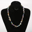 Ethnic Style Geometric Resin Beaded Natural Stone Necklace