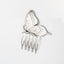 Women's Ethnic Style Butterfly Alloy Hair Comb - Fresh Metal Forest Series