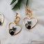 Cute Heart Shape Cat Alloy Enamel Women'S Drop Earrings 1 Pair