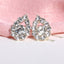 Asymmetric Rhinestone & Pearl Butterfly Stud Earrings - Korean Fashion Trend