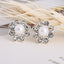 Asymmetric Rhinestone & Pearl Butterfly Stud Earrings - Korean Fashion Trend