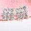 Asymmetric Rhinestone & Pearl Butterfly Stud Earrings - Korean Fashion Trend