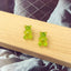 Cartoon Bear Creative Transparent Candy Color Earrings Wholesale