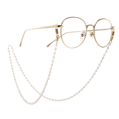 Gold Handmade Crystal Bead Sunglasses Chain