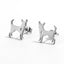 Simple Dog Stainless Steel Earrings Wholesale