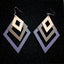 Multi-layer Square Resin Earrings NHGO131131